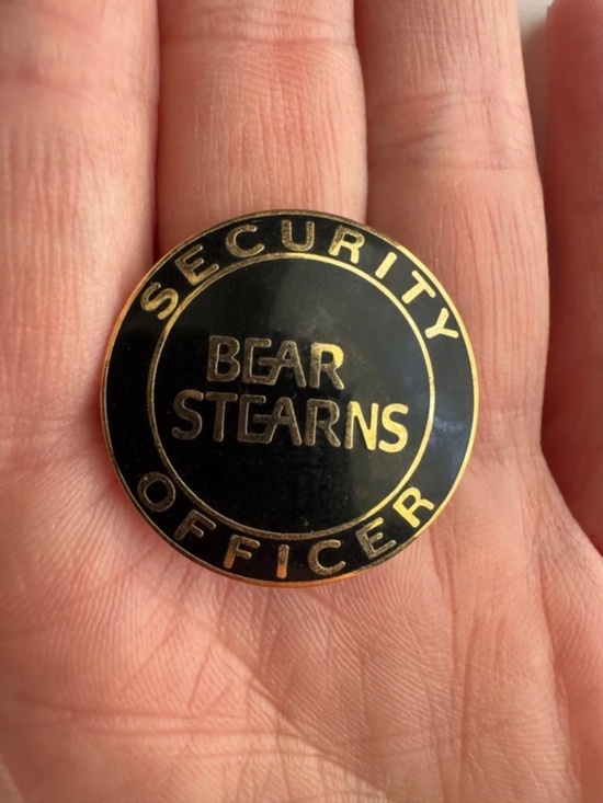Bear Stearns Security Officer lapel pin/badge